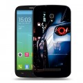 Дизайнерский пластиковый чехол для Alcatel One Touch Pop S9 Subaru