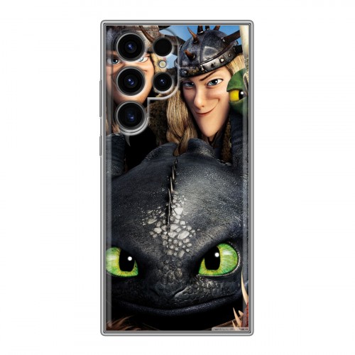 Дизайнерский силиконовый чехол для Samsung Galaxy S24 Ultra Как приручить дракона