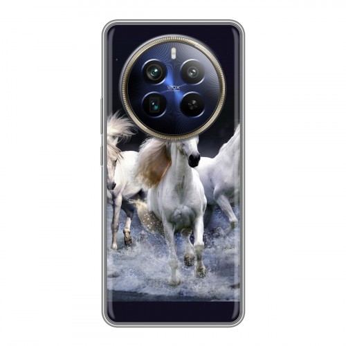 Дизайнерский силиконовый чехол для Realme 12 Plus 5G Лошади
