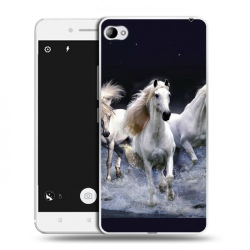 Дизайнерский пластиковый чехол для Lenovo S90 Лошади