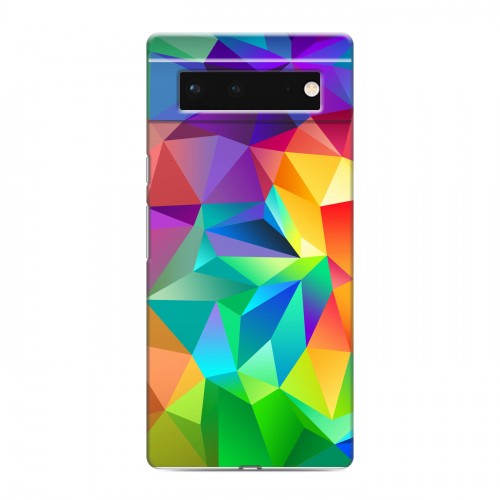 Дизайнерский силиконовый с усиленными углами чехол для Google Pixel 6 Геометрия радости