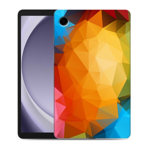 Дизайнерский силиконовый чехол для Samsung Galaxy Tab A9 Геометрия радости