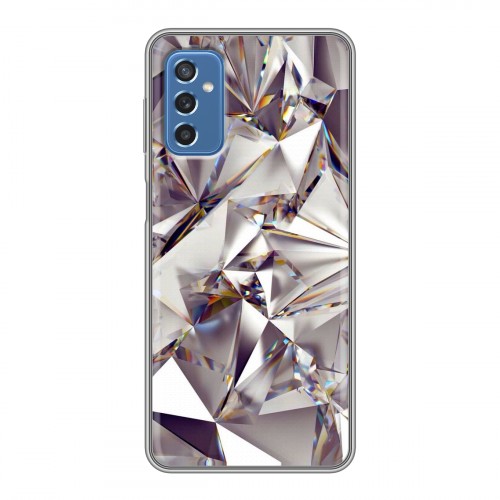 Дизайнерский силиконовый чехол для Samsung Galaxy M52 5G Кристаллы