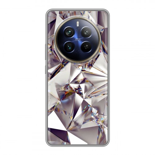 Дизайнерский силиконовый чехол для Realme 12 Plus 5G Кристаллы