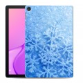 Дизайнерский силиконовый чехол для Huawei MatePad T10 Снежинки