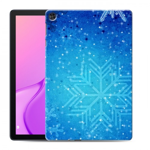 Дизайнерский силиконовый чехол для Huawei MatePad T10 Снежинки