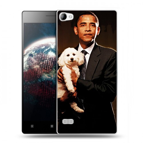 Дизайнерский пластиковый чехол для Lenovo Vibe X2 Барак Обама