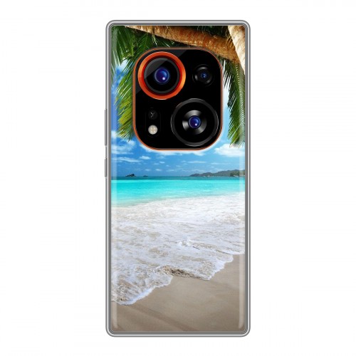 Дизайнерский силиконовый чехол для Tecno Phantom X2 Pro Пляж