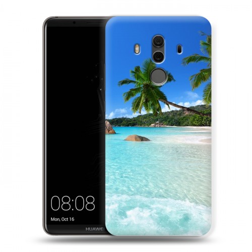 Дизайнерский пластиковый чехол для Huawei Mate 10 Pro Пляж