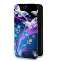 Дизайнерский горизонтальный чехол-книжка для Huawei Mate 10 Бабочки