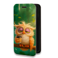Дизайнерский горизонтальный чехол-книжка для Xiaomi RedMi 9A сова