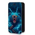 Дизайнерский горизонтальный чехол-книжка для Google Pixel 6 Медведь