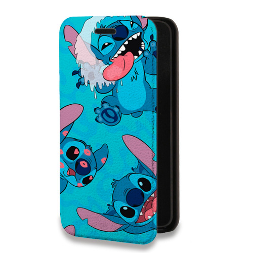 Дизайнерский горизонтальный чехол-книжка для Google Pixel 6 Лило и Стич