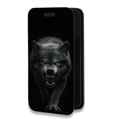 Дизайнерский горизонтальный чехол-книжка для Google Pixel 6 Волк