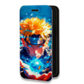 Дизайнерский горизонтальный чехол-книжка для Iphone 11 Аниме Наруто Naruto