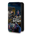 Дизайнерский горизонтальный чехол-книжка для Samsung Galaxy S8 Messi Barcelona