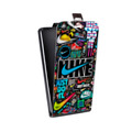 Дизайнерский вертикальный чехол-книжка для HTC Desire 601 найк nike черный