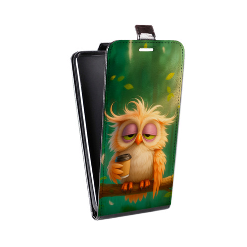 Дизайнерский вертикальный чехол-книжка для Xiaomi Mi8 SE сова