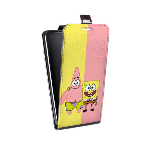 Дизайнерский вертикальный чехол-книжка для Xiaomi Mi8 SE Спанч боб Спанчбоб