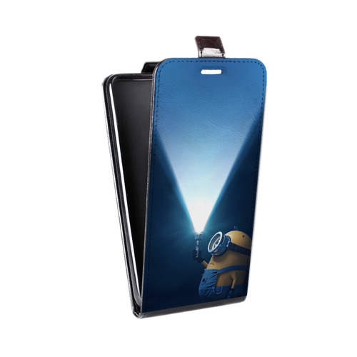 Дизайнерский вертикальный чехол-книжка для OPPO Reno4 Pro Миньоны