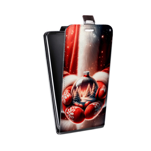 Дизайнерский вертикальный чехол-книжка для HTC Desire 601 Новый год