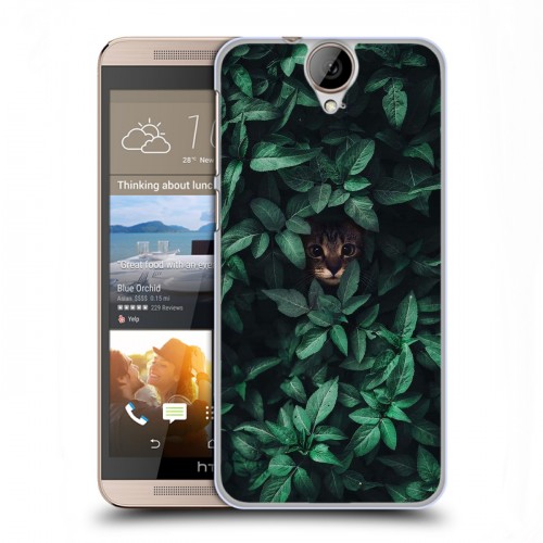 Дизайнерский пластиковый чехол для HTC One E9+ Нуарные листья