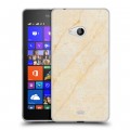 Дизайнерский пластиковый чехол для Microsoft Lumia 540 Мрамор текстура