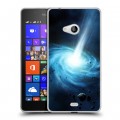 Дизайнерский пластиковый чехол для Microsoft Lumia 540 Астероиды