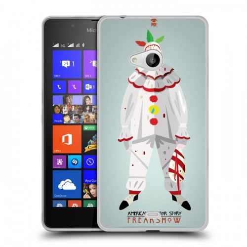Дизайнерский пластиковый чехол для Microsoft Lumia 540 Американская история ужасов