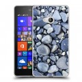 Дизайнерский пластиковый чехол для Microsoft Lumia 540 Текстура камня
