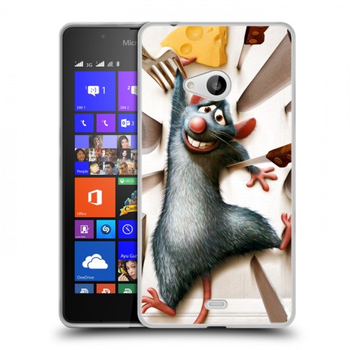 Дизайнерский пластиковый чехол для Microsoft Lumia 540 Рататуй