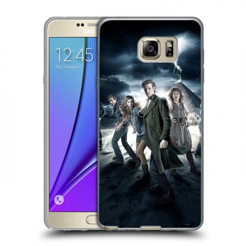 Дизайнерский пластиковый чехол для Samsung Galaxy Note 5 Доктор Кто