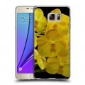 Дизайнерский пластиковый чехол для Samsung Galaxy Note 5 Орхидеи
