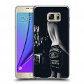 Дизайнерский пластиковый чехол для Samsung Galaxy Note 5 Jack Daniels