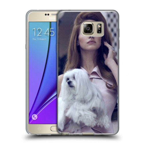 Дизайнерский пластиковый чехол для Samsung Galaxy Note 5 Лан Дел Рей