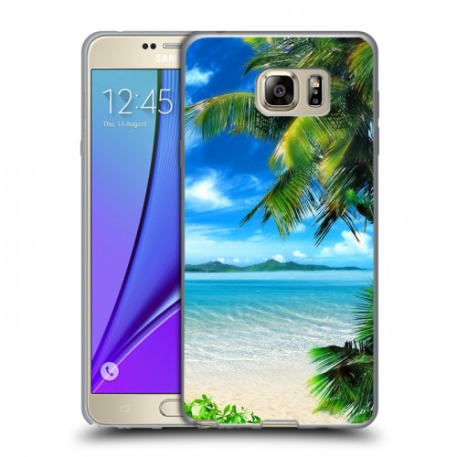 Дизайнерский пластиковый чехол для Samsung Galaxy Note 5 Пляж