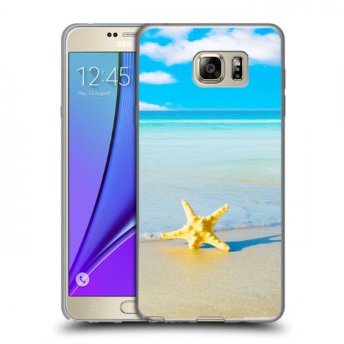 Дизайнерский пластиковый чехол для Samsung Galaxy Note 5 Пляж