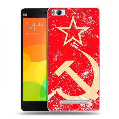 Дизайнерский пластиковый чехол для Xiaomi Mi4i Флаг СССР 
