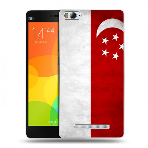 Дизайнерский пластиковый чехол для Xiaomi Mi4i Сингапур