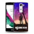 Дизайнерский пластиковый чехол для LG G4c Ходячие Мертвецы