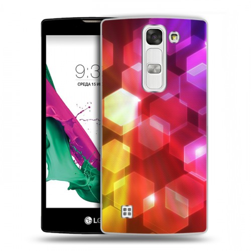 Дизайнерский пластиковый чехол для LG G4c Красочные абстракции