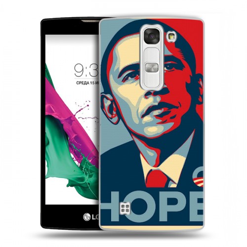 Дизайнерский пластиковый чехол для LG G4c Барак Обама