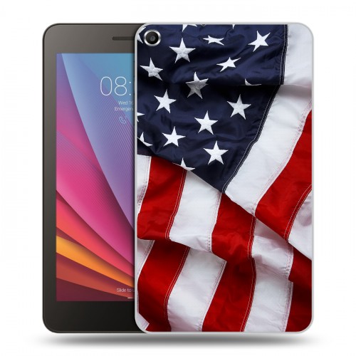 Дизайнерский силиконовый чехол для Huawei MediaPad T1 7.0 Флаг США