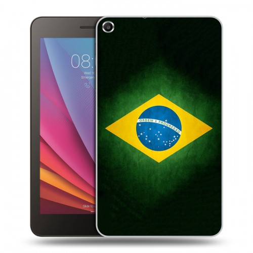 Дизайнерский силиконовый чехол для Huawei MediaPad T1 7.0 Флаг Бразилии