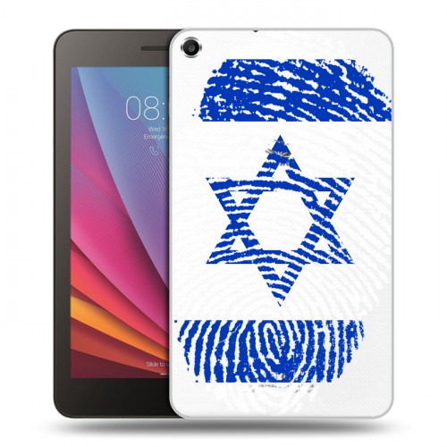 Дизайнерский силиконовый чехол для Huawei MediaPad T1 7.0 Флаг Израиля
