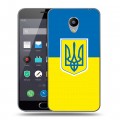 Дизайнерский пластиковый чехол для Meizu M2 Note Флаг Украины