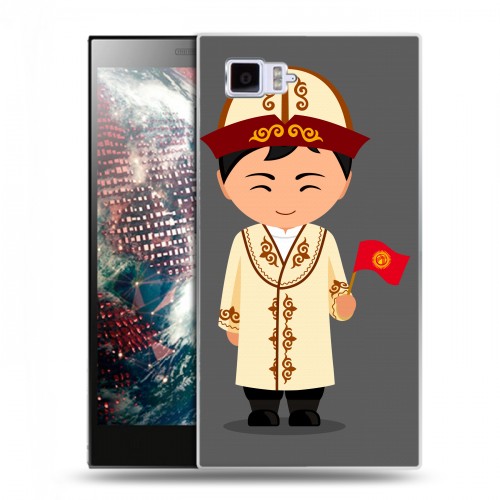 Дизайнерский силиконовый чехол для Lenovo Vibe Z2 флаг Киргизии