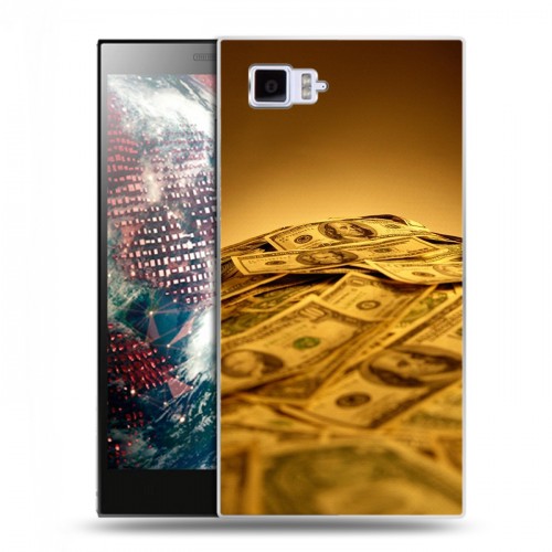 Дизайнерский силиконовый чехол для Lenovo Vibe Z2 Текстуры денег