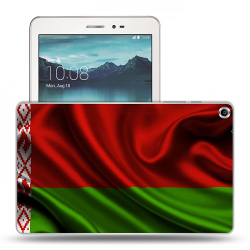 Дизайнерский силиконовый чехол для Huawei MediaPad T1 8.0 Флаг Белоруссии