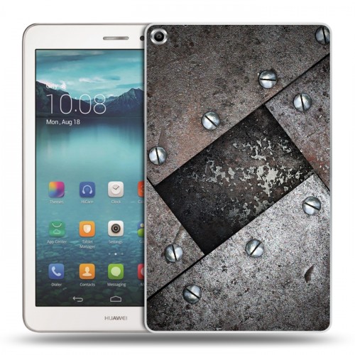 Дизайнерский силиконовый чехол для Huawei MediaPad T1 8.0 Металл